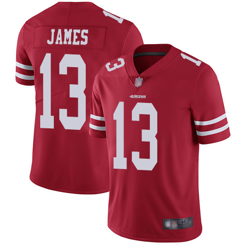 San Francisco 49ers Limited Red Men Richie James Home NFL Jersey 13 Vapor Untouchable